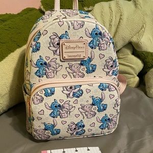 Angel and stitch Loungefly mini backpack